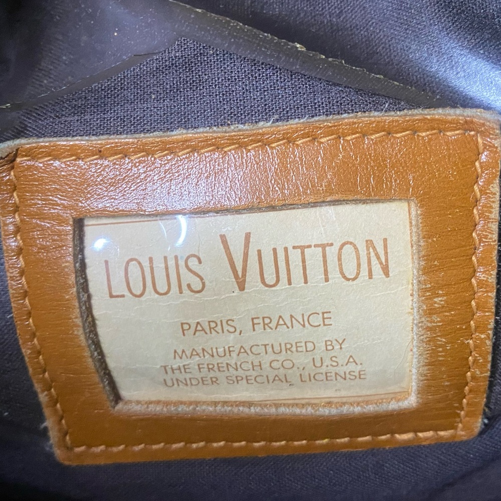 Authentic Vintage Louis Vuitton Monogram Brown Tan Messenger/Travel Bag - Picture 13 of 17